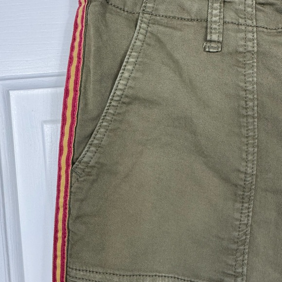 Velvet By Graham Spencer Olive Green Pants With Track Stripe Women’s‎ Size 6 - Picture 2 of 9